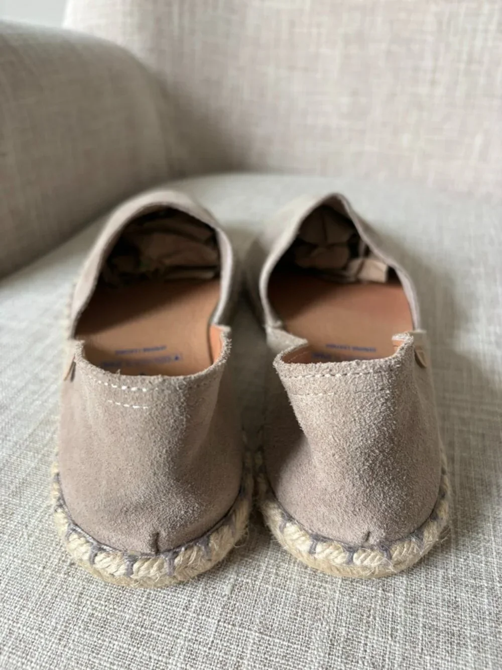Verbenas Carmen Serraje flat espadrilles